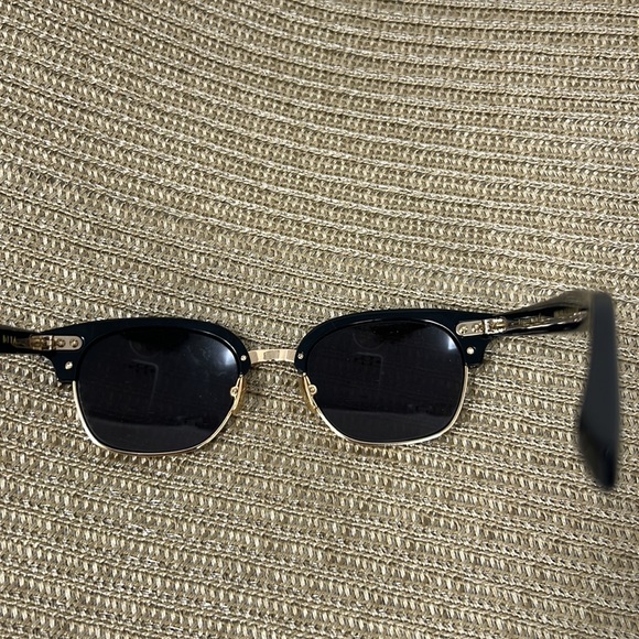 DITA STATESMAN TWO SUNGLASSES DRX-2051-B-T-BLK-Gold-50  50-20-147 - Picture 9 of 12